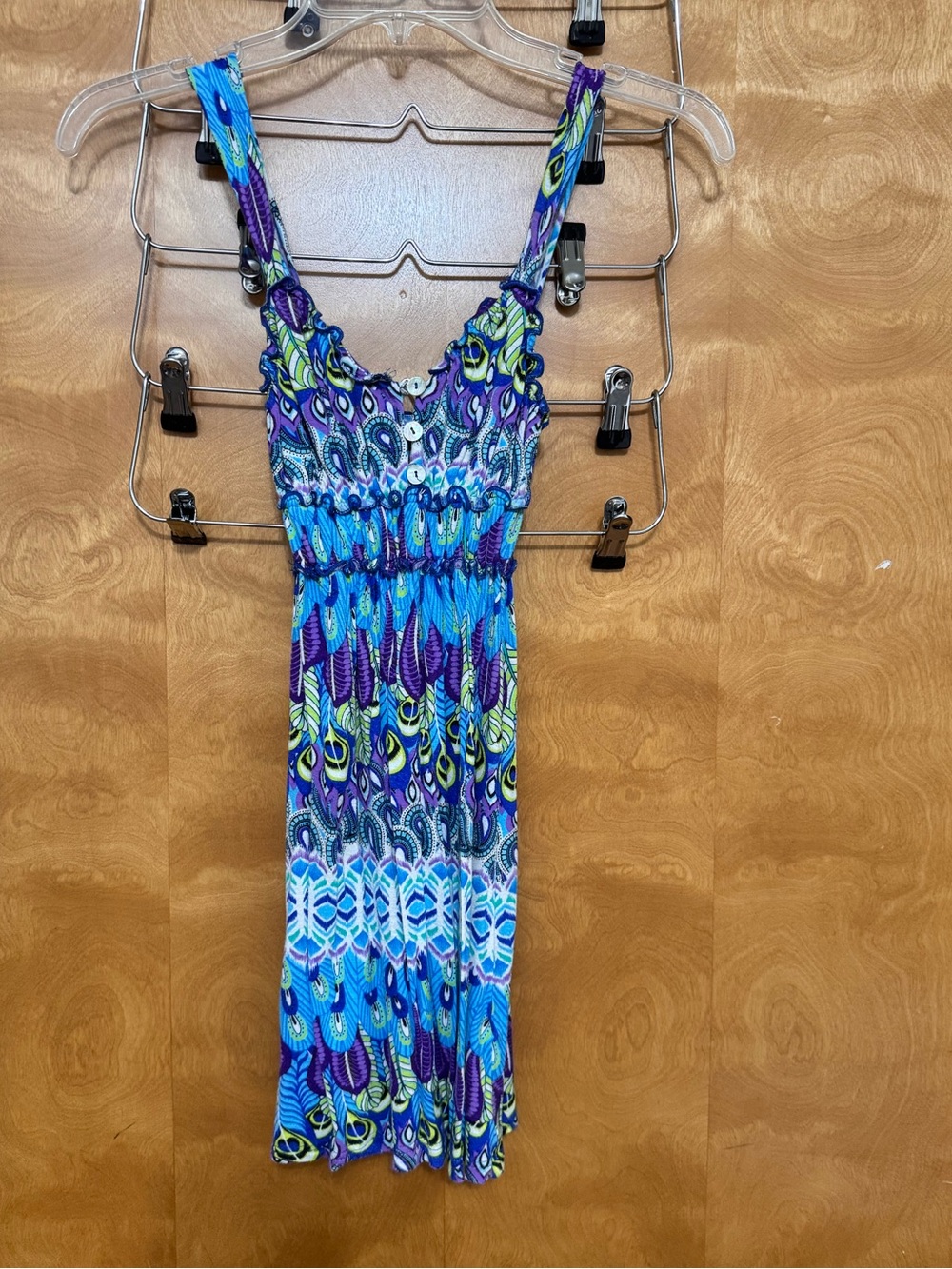 Lucy Love Tie Dye Peacock Dress XS